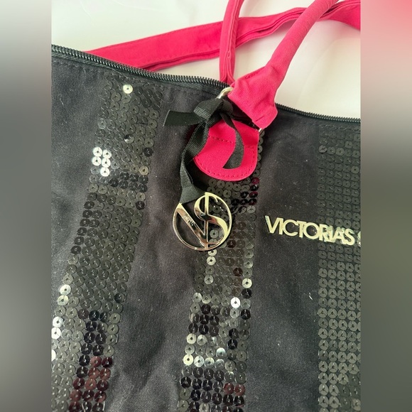 Victorias Secret Sequins 2013 Black Friday Weekender Duffle Bag Tote - Picture 8 of 12